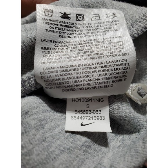 Nike Tech Cape Hoodie Sweatshirt Women's Size Small Grey Black - Picture 7 of 9